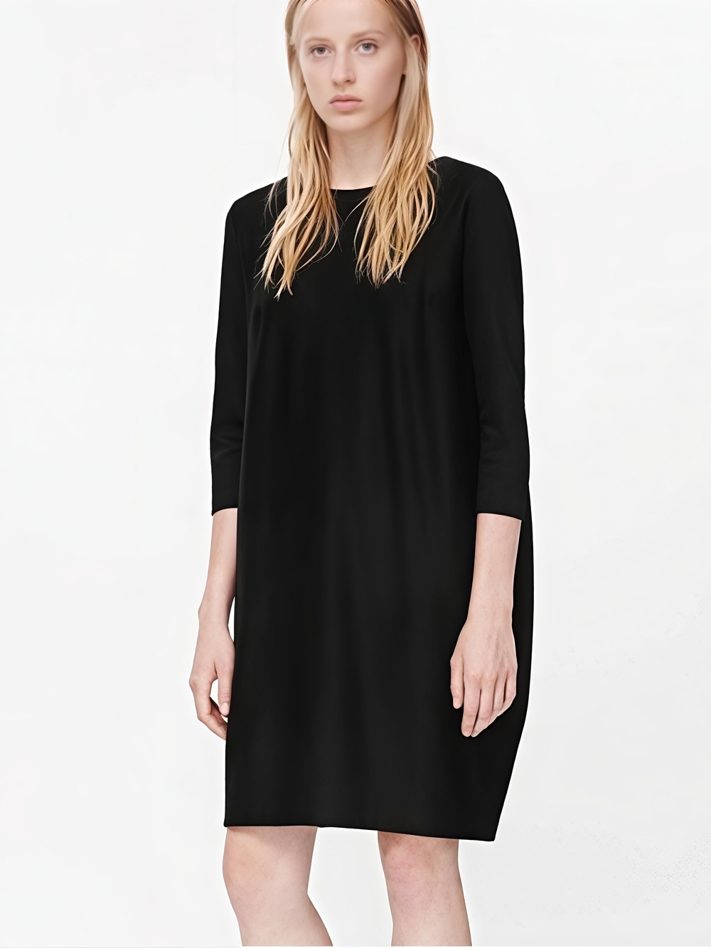 cos black dress mini | Dresses | Cos Minimalist 34 Sleeve Stretch Pockets Us 46 Chic Staple Its finished with a RD-07.16.25 Top 5 Styles of Select your size:6.5